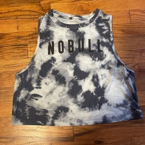 No Bull tie dye cropped tank